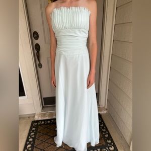 FORMAL / PROM DRESS Beautiful chiffon ice blue!!!